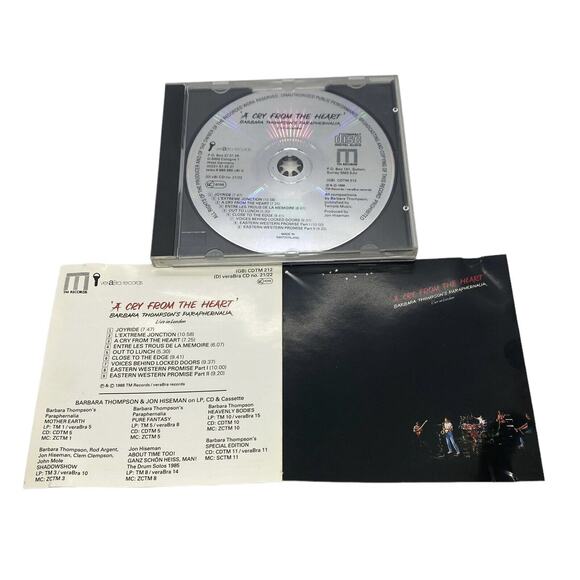 BARBARA THOMPSON - PARAPHERNALIA: A Cry From The Heart CD 1988 Live In London - Picture 12 of 13